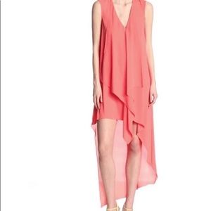 BCBG Tara Cascade Ruffle Dress